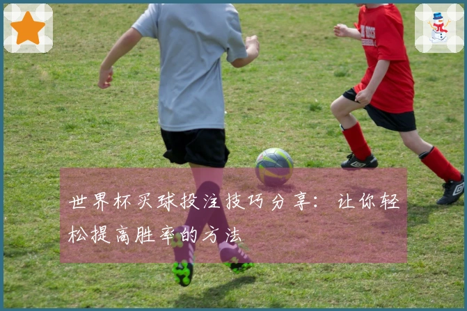 世界杯买球投注技巧分享：让你轻松提高胜率的方法