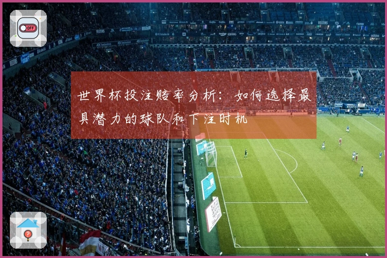 世界杯投注赔率分析：如何选择最具潜力的球队和下注时机