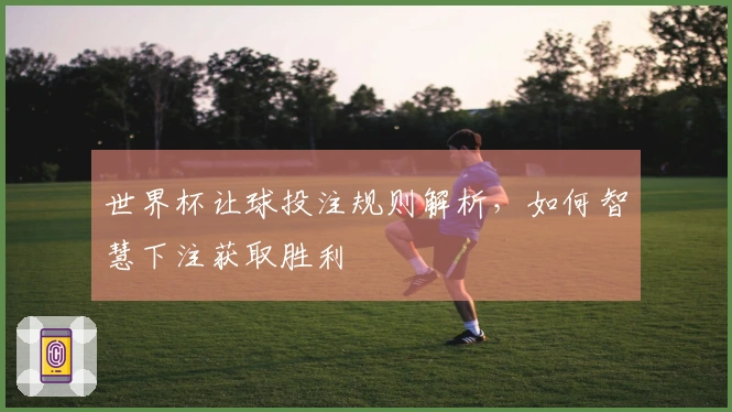世界杯让球投注规则解析，如何智慧下注获取胜利